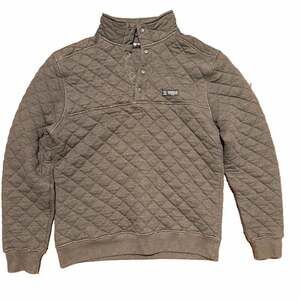 Men's Heathered Charcoal Kentucky Wildcats Quilted Quarter-Snap Pullover Jacket